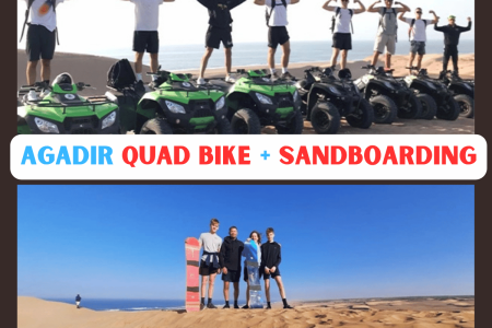 Agadir Quad Biking & Sand Boarding in The Sahara Desert & Beach